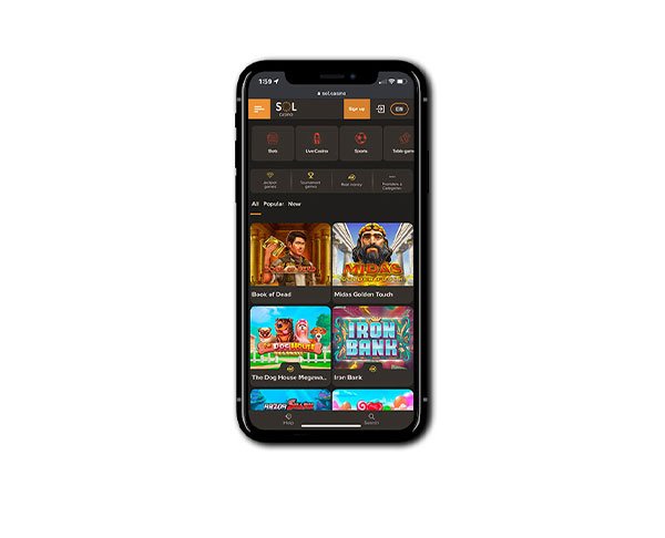 SOL Casino Mobile