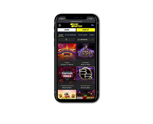 Parimatchwin Casino Mobile