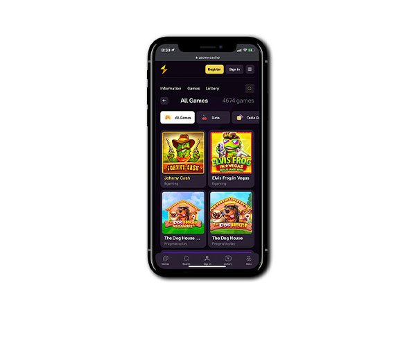 Zoome Casino Mobile