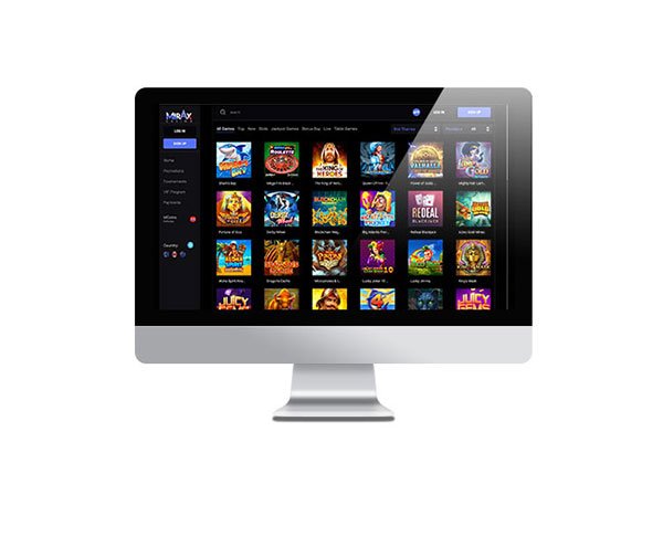 Mirax Casino desktop