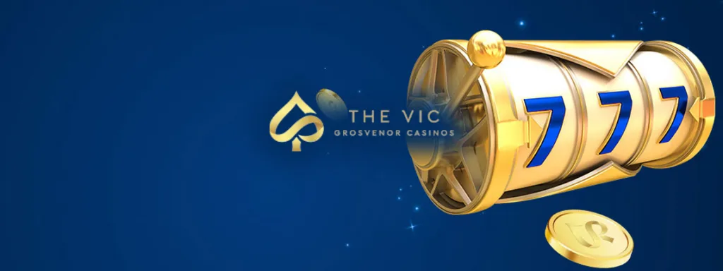 The vic casino logo