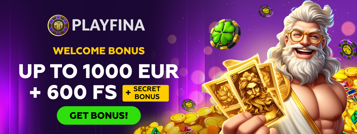 Playfina Casino Free Spins Welcome Bonus