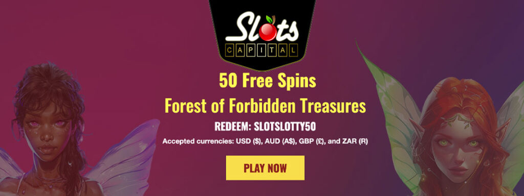 slots capital no deposit 50