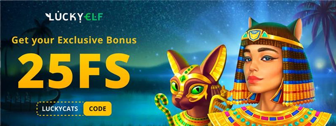Lucky Elf Casino 25 Free Spins Book of Cats