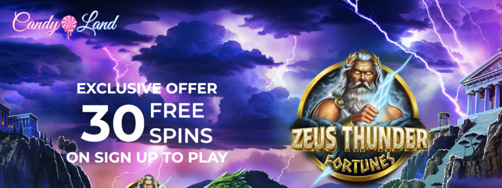 candyland zeus 30 no deposit